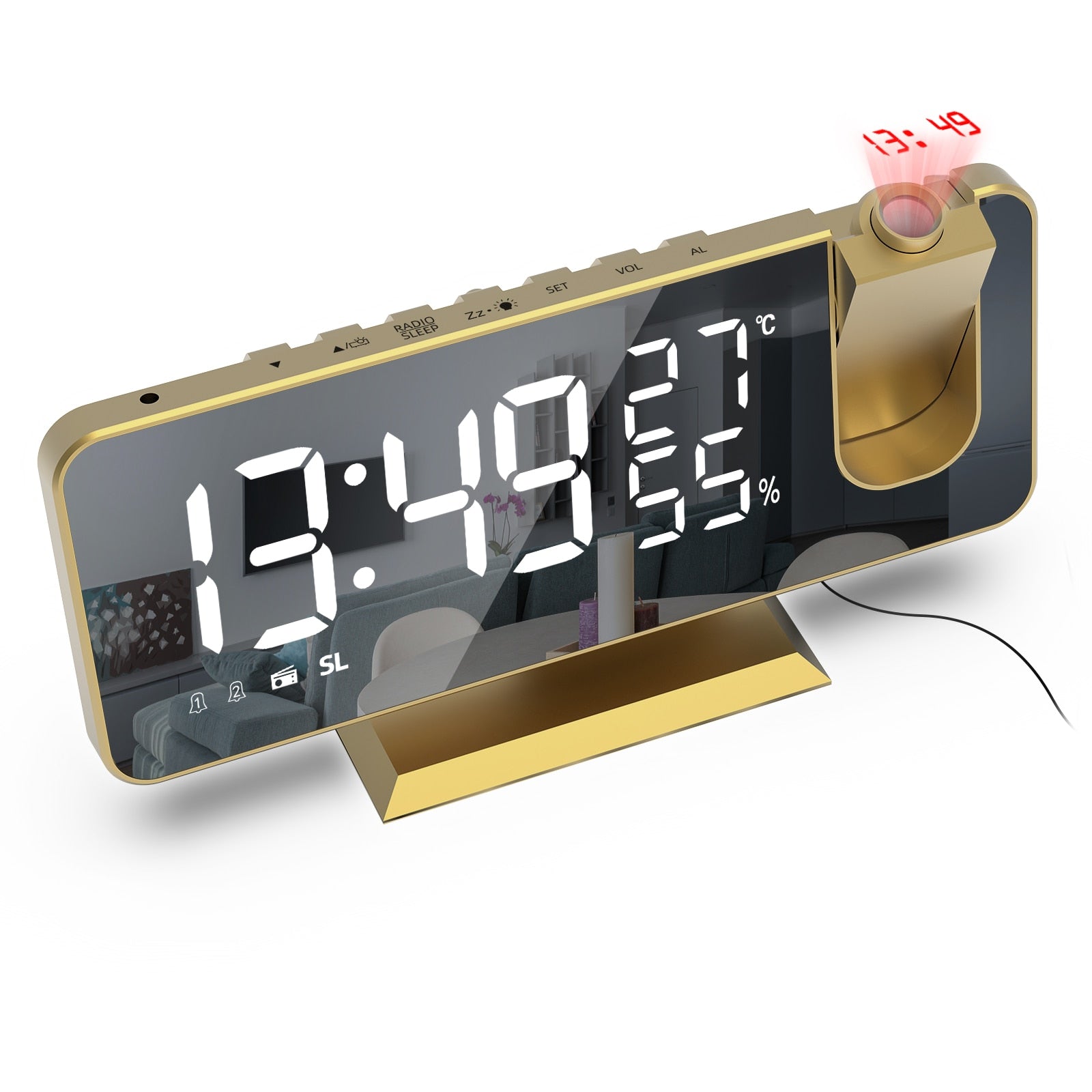 3 Color LED Digital Alarm Clock
